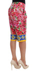 Dolce & Gabbana Multicolor Floral Knee Capris Shorts Pants